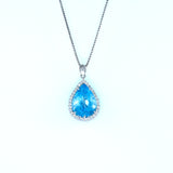 18KT WHITE GOLD LADIES PENDANT (PE0001503)