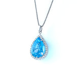 18KT WHITE GOLD LADIES PENDANT (PE0001503)