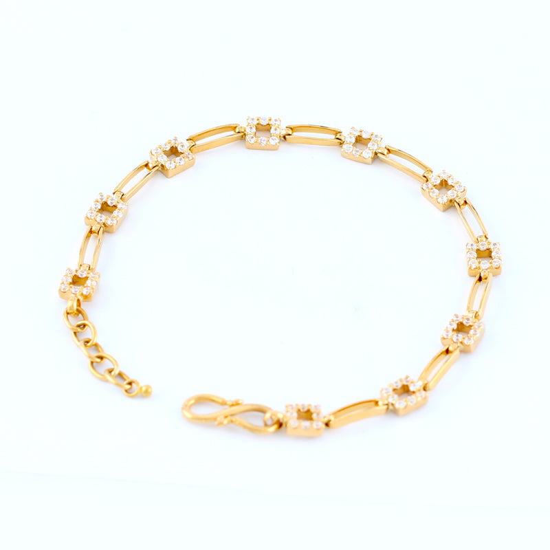 22KT YELLOW GOLD LADIES BRACELET (BR0000096)