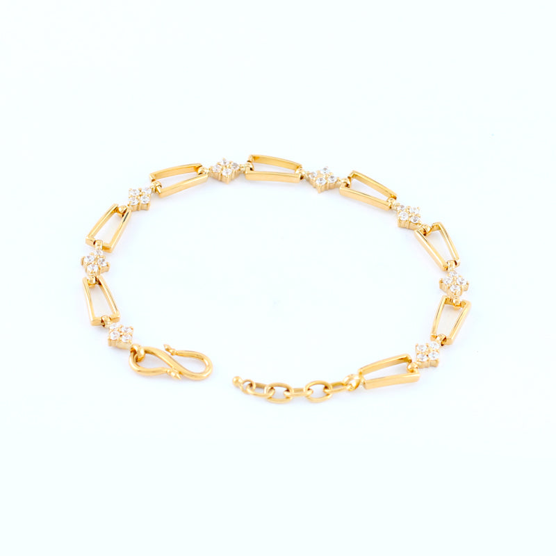 22KT YELLOW GOLD LADIES BRACELET (BR0000157)