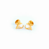 22KT YELLOW GOLD EAR STUD (ES0001143)
