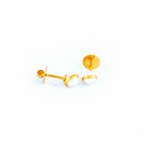 22KT YELLOW GOLD EAR STUD (ES0001172)