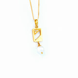 22KT YELLOW GOLD PEARL PENDANT (PE0000835)