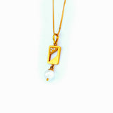 22KT YELLOW GOLD PEARL PENDANT (PE0000835)