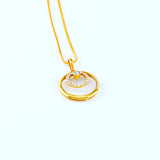 22KT YELLOW GOLD LADIES PENDANT(PE0000945)