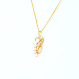 22KT YELLOW GOLD LADIES PENDANT (PE0001372)
