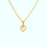 22KT YELLOW GOLD LADIES PENDANT(PE0001443)
