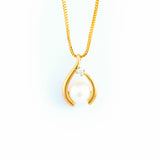 22KT YELLOW GOLD PEARL PENDANT (PE0001673)