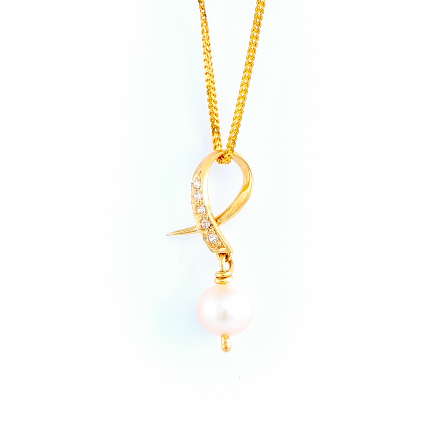 22KT YELLOW GOLD PEARL PENDANT (PE0001701)