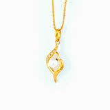 22KT YELLOW GOLD PEARL PENDANT (PE0001703)