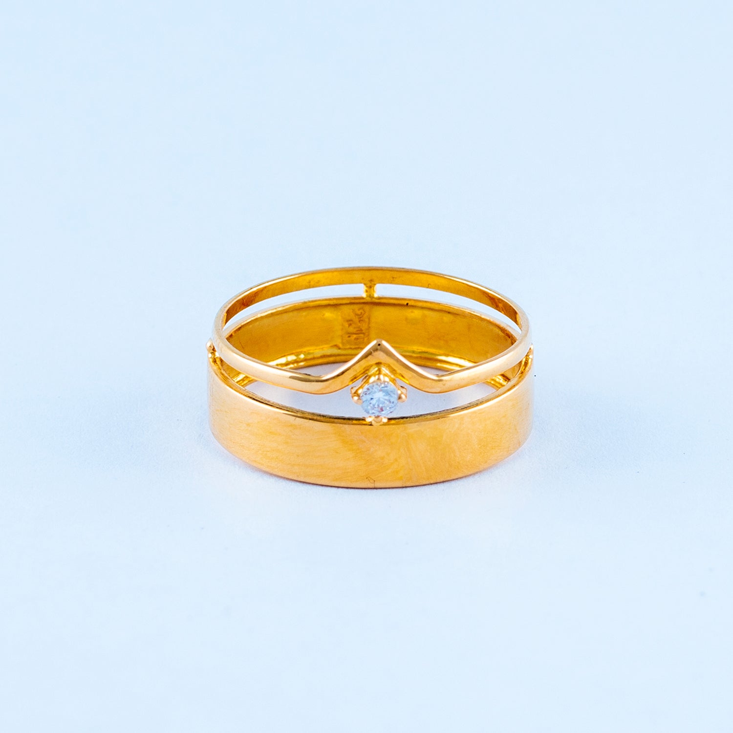 Couple Rings Swarnamahal Rings 22KT YELLOW GOLD LADIES RING