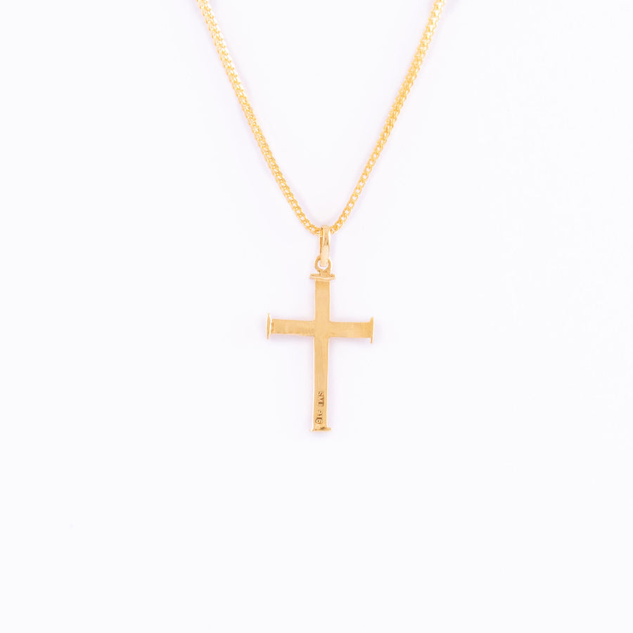 22KT YELLOW GOLD CROSS PENDANT (CR0000034)