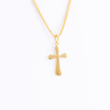 22KT YELLOW GOLD CROSS PENDANT (CR0000035)