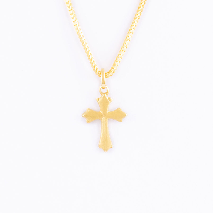 22KT YELLOW GOLD CROSS PENDANT (CR0000067)