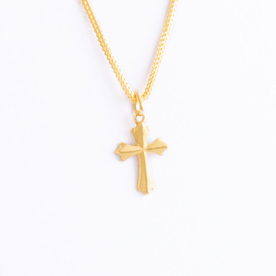 22KT YELLOW GOLD CROSS PENDANT (CR0000067)
