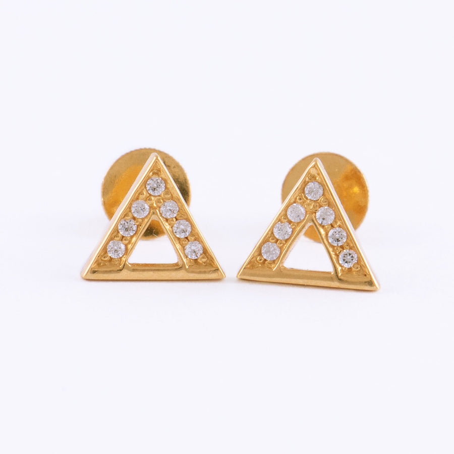 22KT YELLOW GOLD EAR STUD (ES0001376)