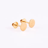 22KT YELLOW GOLD EAR STUD (ES0001491)