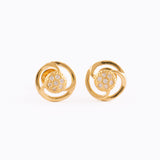 22KT YELLOW GOLD EAR STUD (ES0001533)