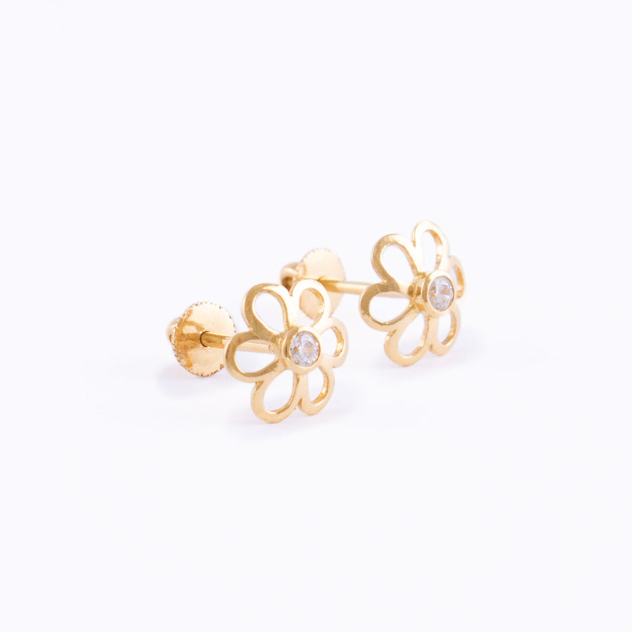22KT YELLOW GOLD EAR STUD (ES0001539)