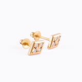 22KT YELLOW GOLD EAR STUD (ES0001548)