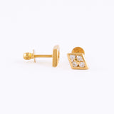 22KT YELLOW GOLD EAR STUD (ES0001548)