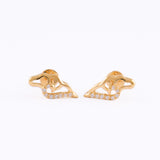 22KT YELLOW GOLD EAR STUD (ES0001554)