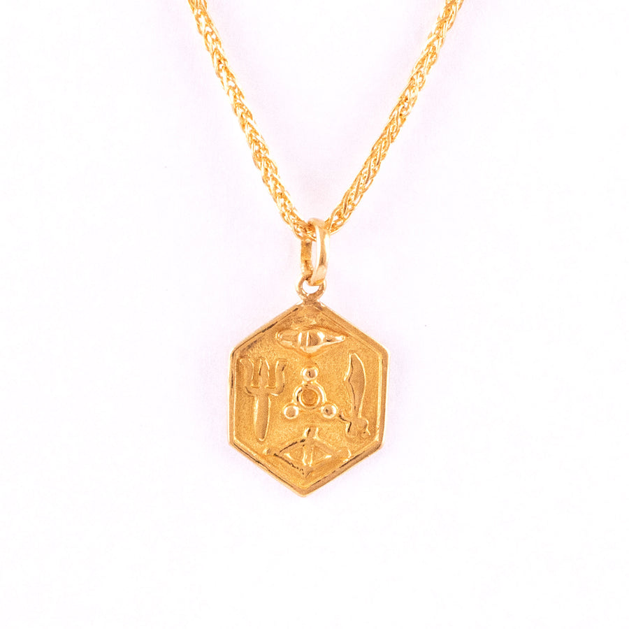 22KT YELLOW GOLD PANCHAUDA (PA0000013)