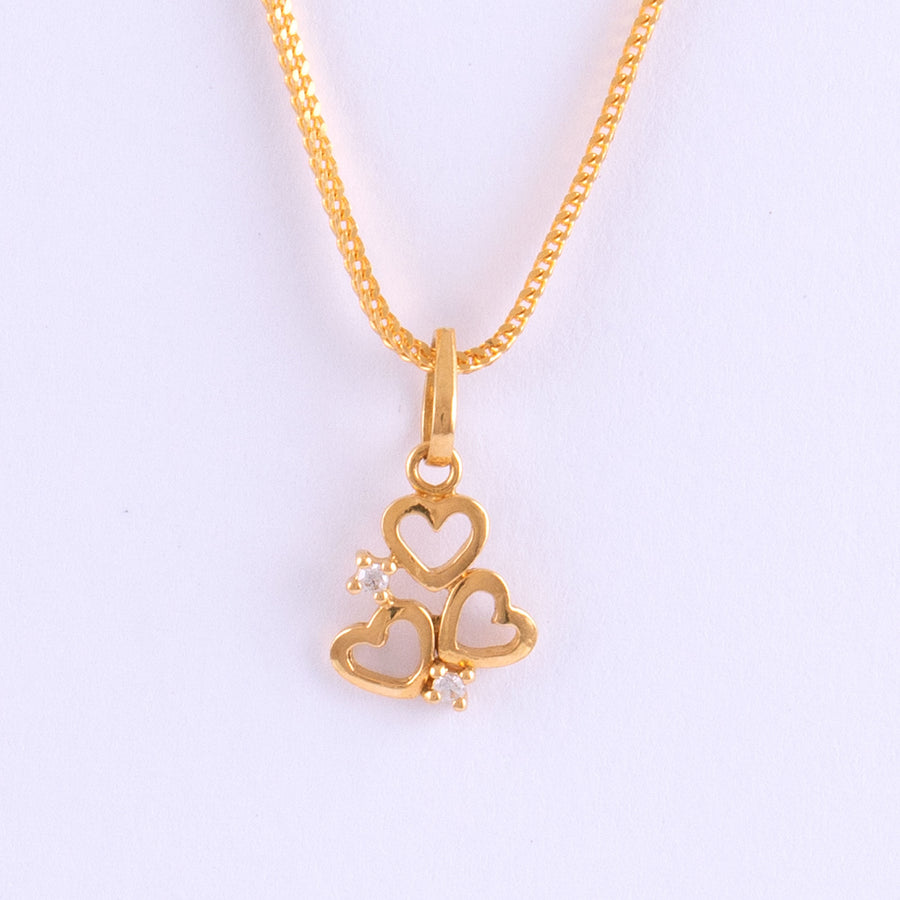 22KT YELLOW GOLD PENDANT (PE0001869)