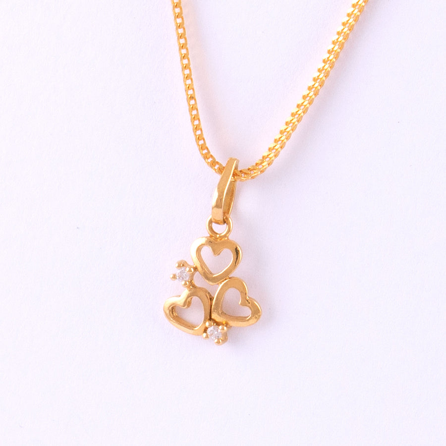 22KT YELLOW GOLD PENDANT (PE0001869)