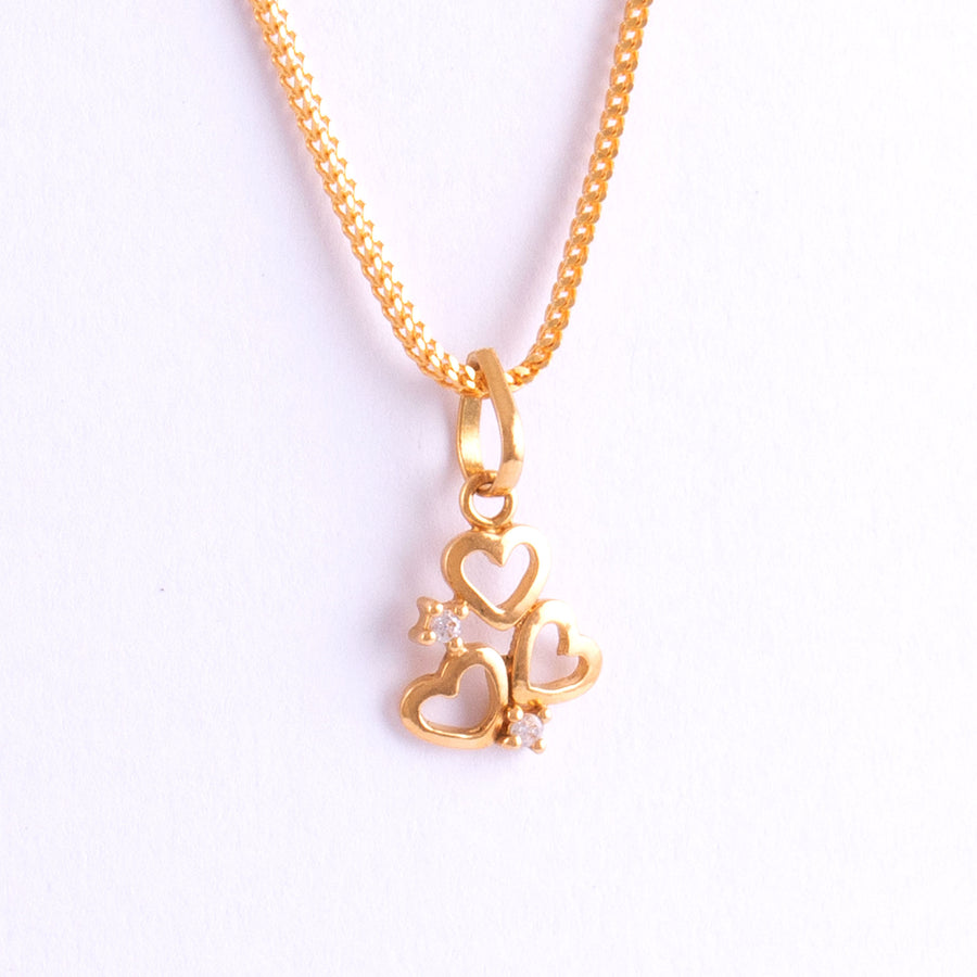 22KT YELLOW GOLD PENDANT (PE0001869)
