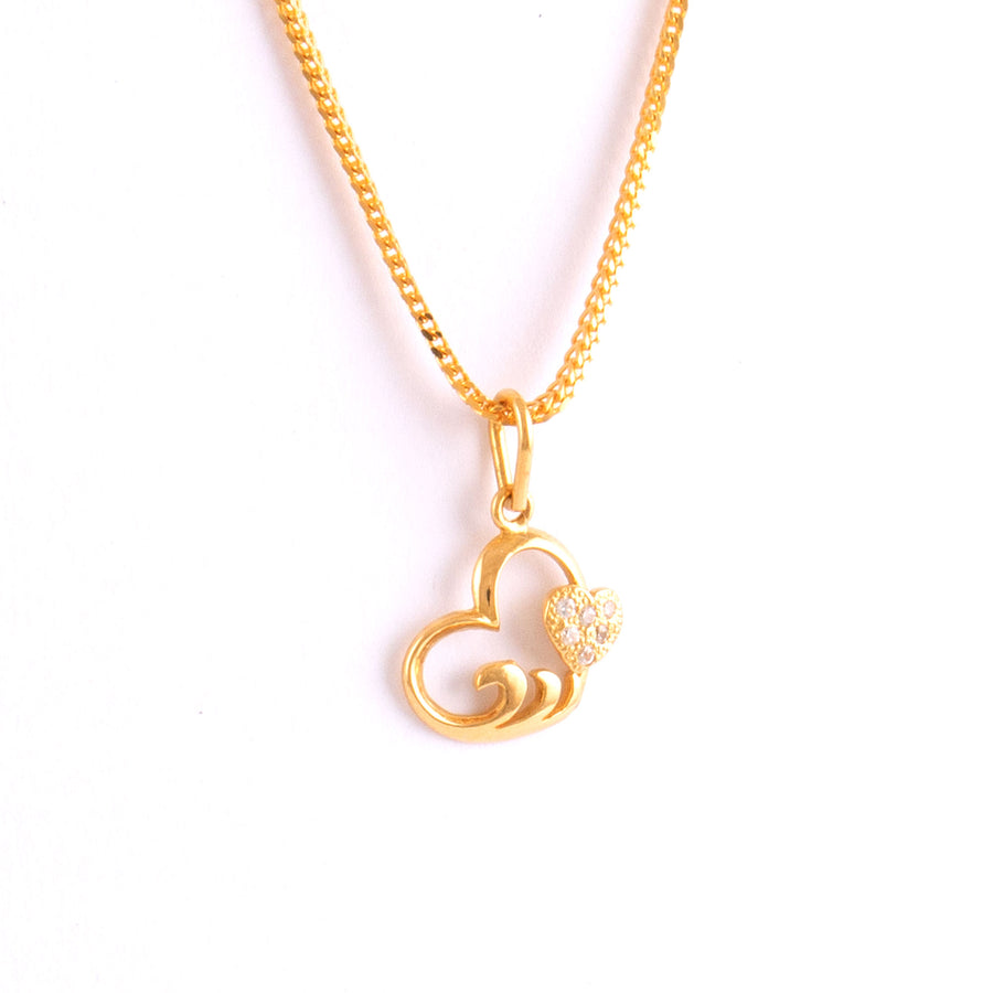 22KT YELLOW GOLD PENDANT (PE0002284)