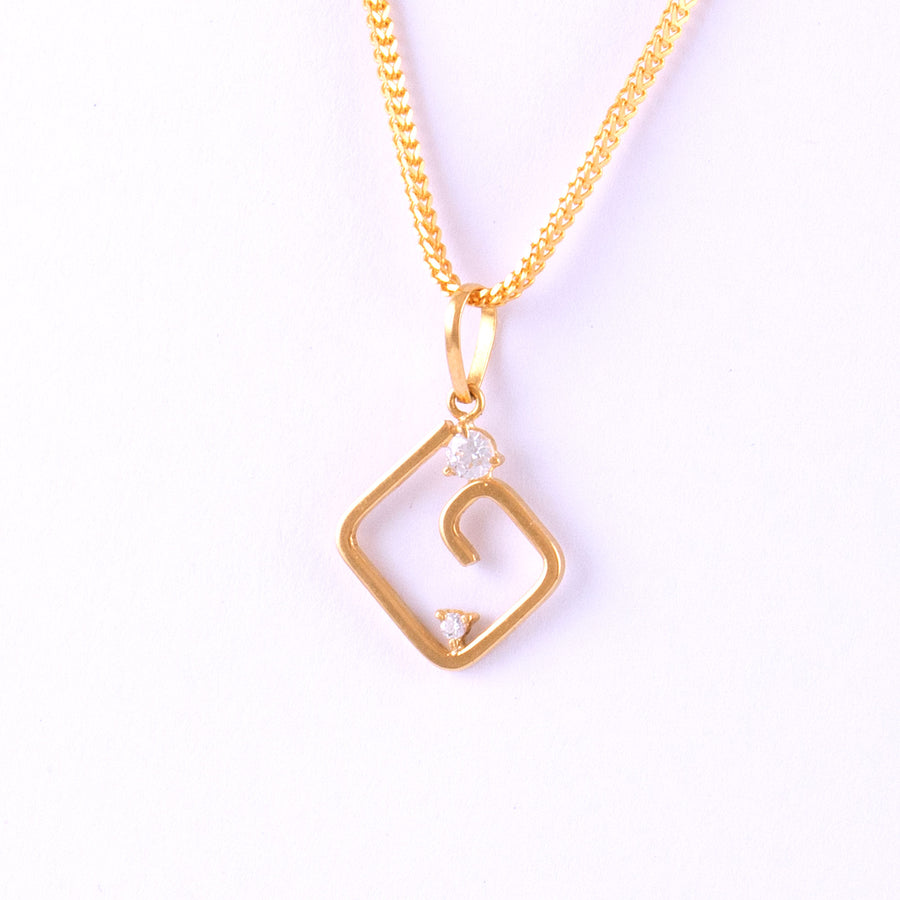 22KT YELLOW GOLD PENDANT (PE0002361)
