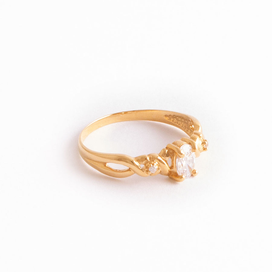 22KT YELLOW GOLD LADIES RING (RI0001953)