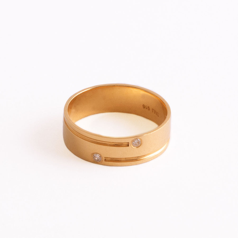 22KT YELLOW GOLD GENTS RING (RI0002077)