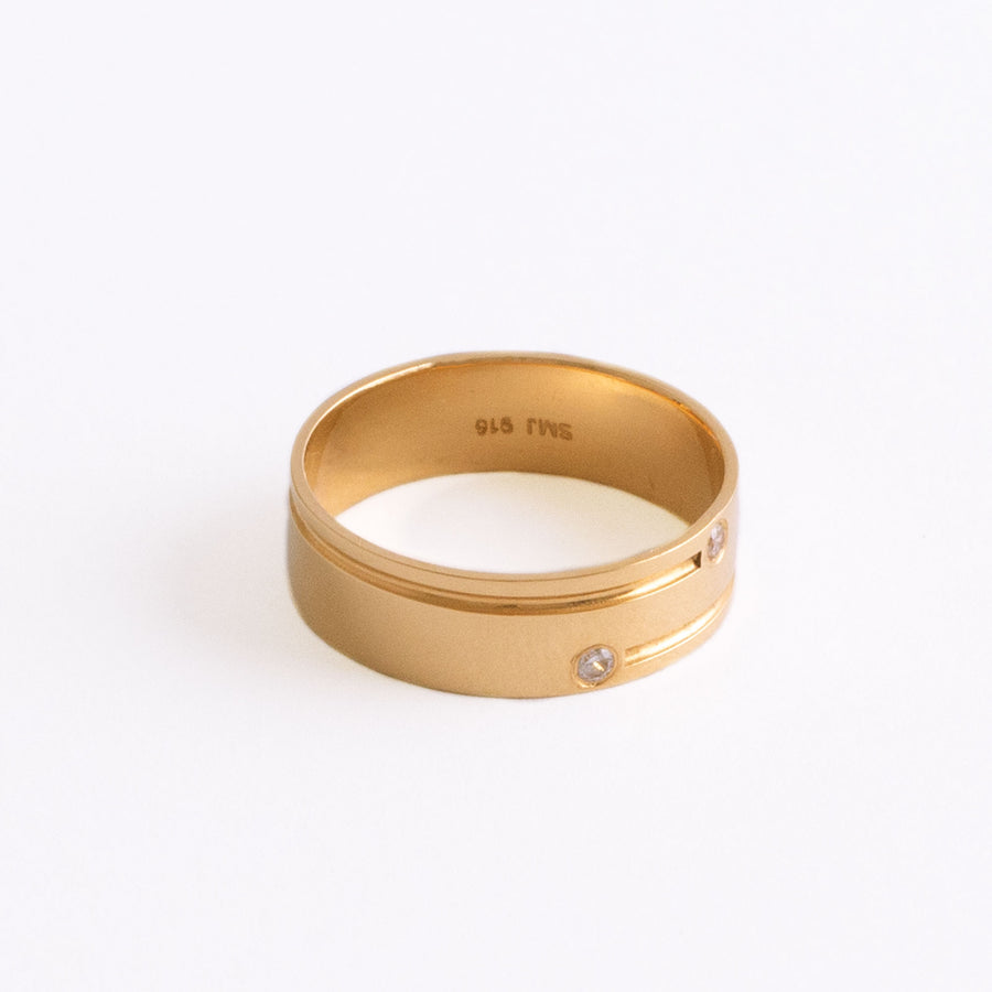 22KT YELLOW GOLD GENTS RING (RI0002077)