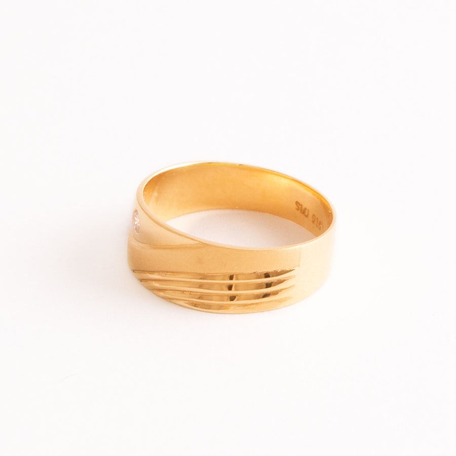 22KT YELLOW GOLD GENTS RING (RI0002529)