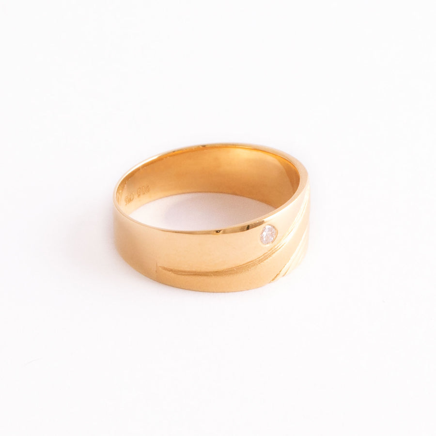 22KT YELLOW GOLD GENTS RING (RI0002529)