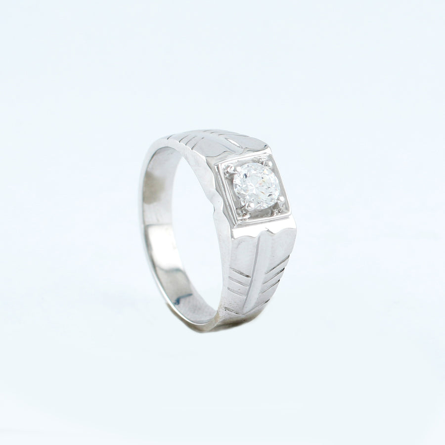 18KT WHITE GOLD RING (07DR14-18K722)