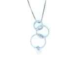 18KT WHITE GOLD LADIES PENDANT (PE0001492)