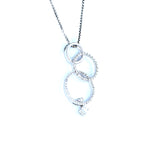18KT WHITE GOLD LADIES PENDANT (PE0001492)