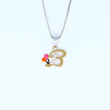 18KT WHITE GOLD LETTER PENDANT (PE0001493)
