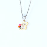 18KT WHITE GOLD LETTER PENDANT (PE0001493)