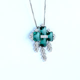 18KT WHITE GOLD LADIES PENDANT (PE0001499)