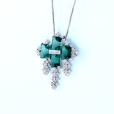 18KT WHITE GOLD LADIES PENDANT (PE0001499)