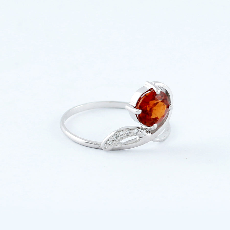 18KT WHITE GOLD LADIES RING (RI0001698)