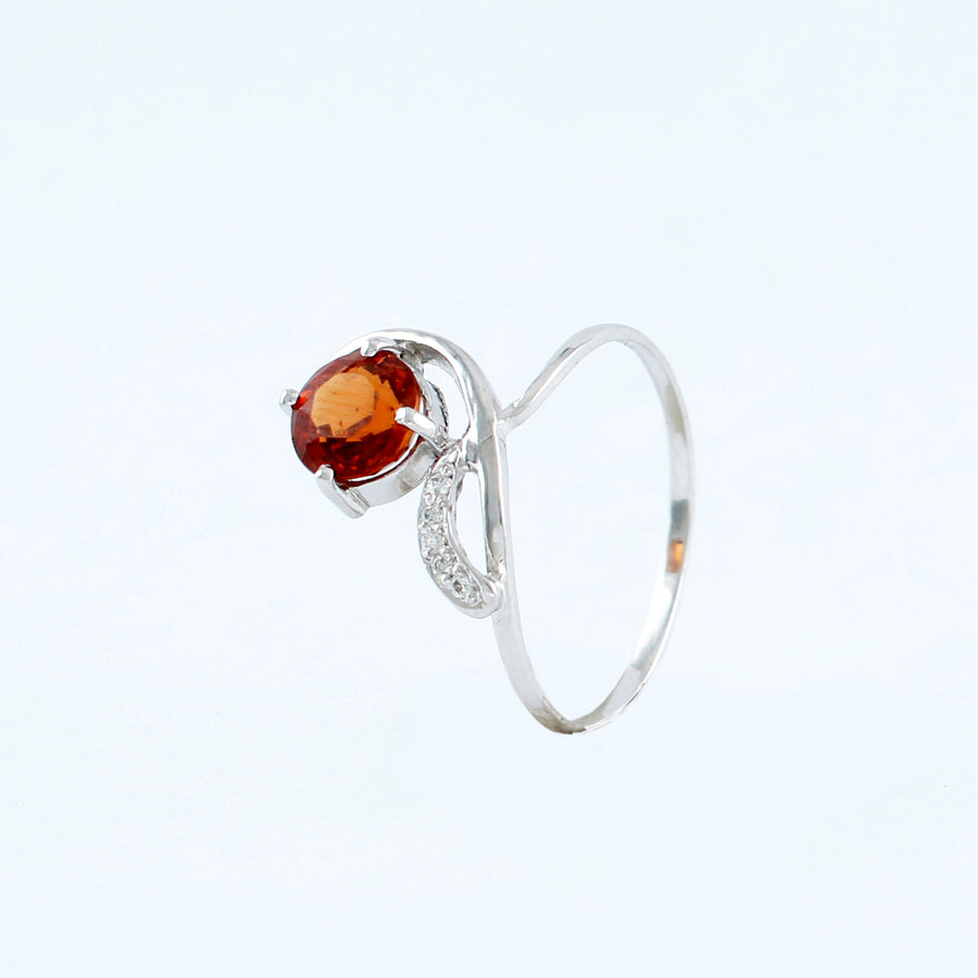 18KT WHITE GOLD LADIES RING (RI0001698)