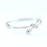 18K WHITE GOLD BANGLE (BA0000828)
