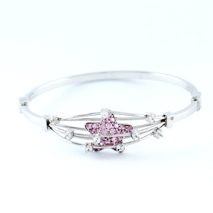 18K WHITE GOLD BANGLE (BA0000830)
