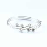 18K WHITE GOLD BANGLE (BA0000832)