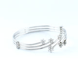 18K WHITE GOLD BANGLE (BA0000832)